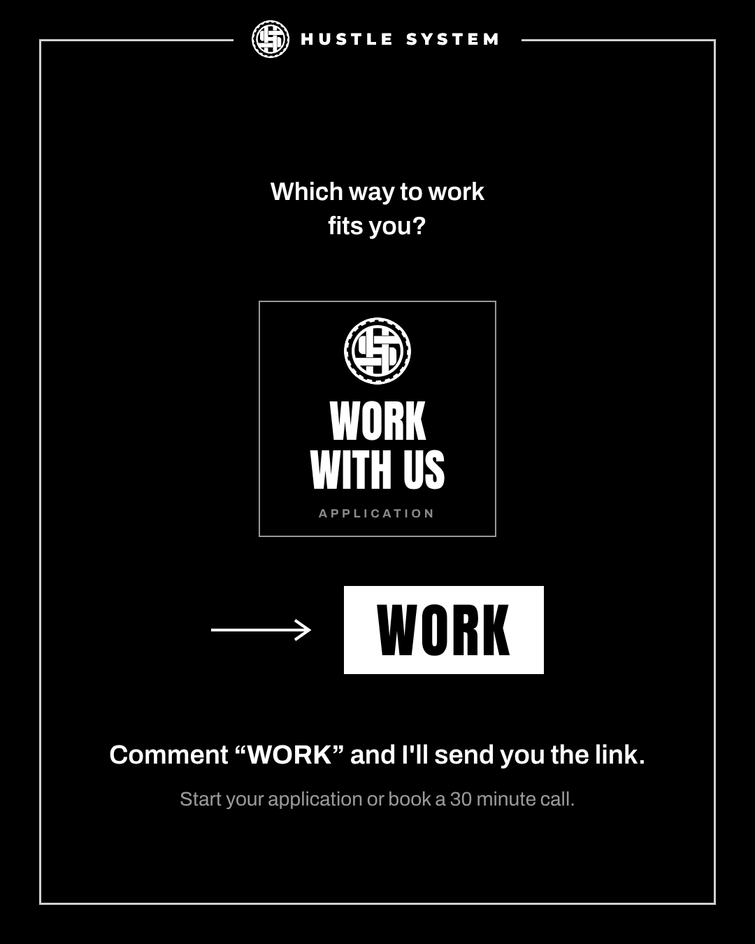 Work With Us: Work with our team