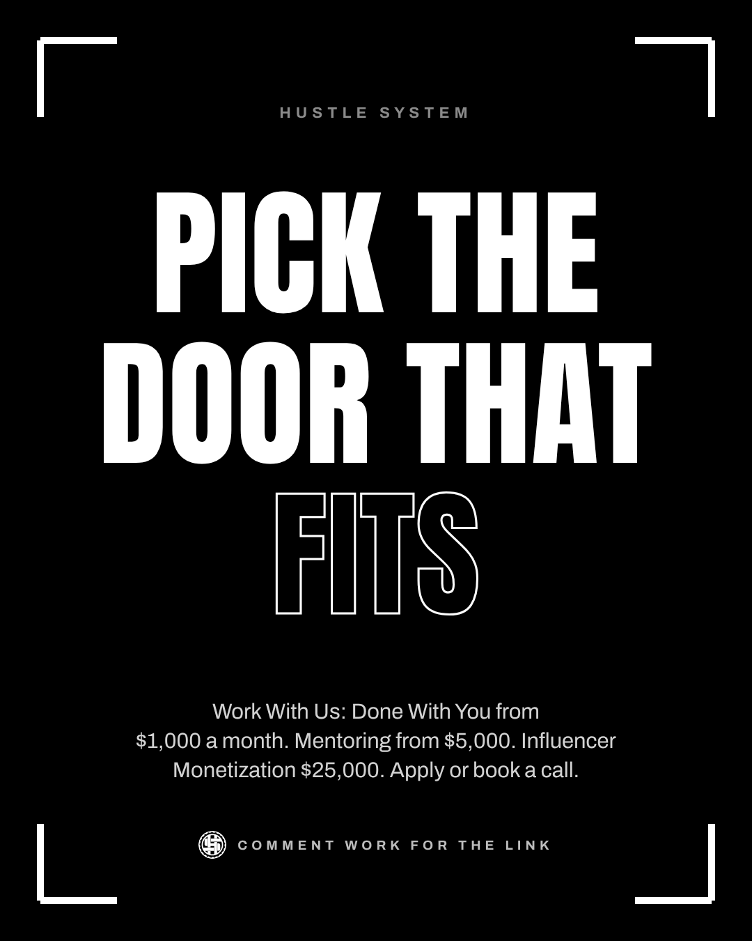 Work With Us: Pick the door that fits